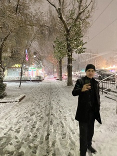 Снег в алмате 
