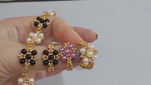 Комплекты украшений из бисера и бусин