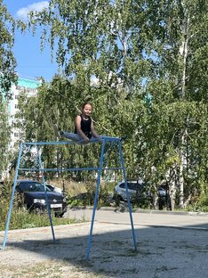 Дети тренируются 