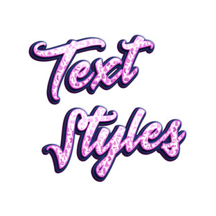 Стили текста для Photoshop