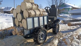 Минитрактор 4×4.