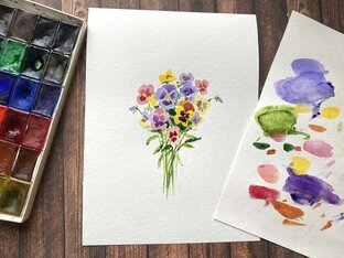 Акварель для начинающих 