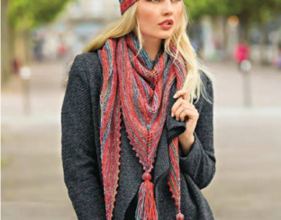 Бактусы, шали спицами