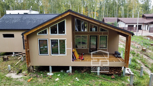 Барнхаус 130 м2 с сауной. 