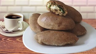 Пирожки без пшеничной муки, без дрожжей