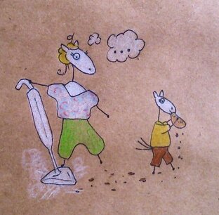 Лошадка мама