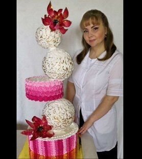 Логотип канала Татьяна Бусова кремовые торты