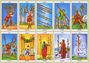 ЖЕЗЛЫ.ЗНАЧЕНИЕ МЛАДШИХ АРКАНОВ ТАРО УЭЙТА