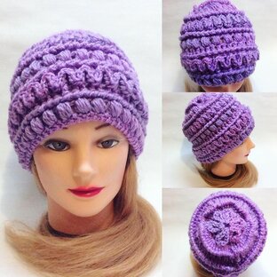 Шапки  и береты ❤️спицами и крючком