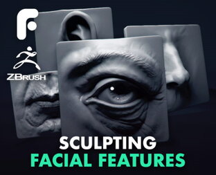 Скульптинг черт лица в Zbrush