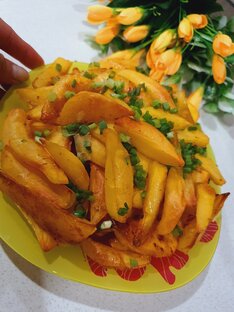 Картошка Фри в духовке. Секрет приготовления вкусной и полезной картошки.
