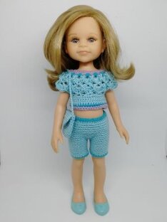Вязание для кукол "Паола Рейна": МК