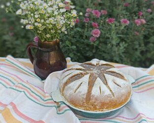 Хлеб с куркумой