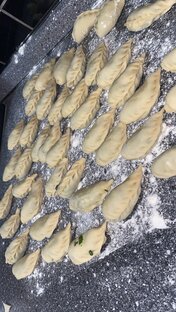 Курсе с зеленью . 