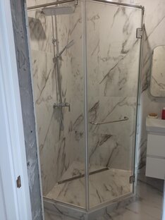 Душевая перегородка прямая