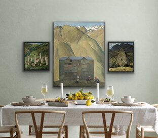 Картина в интерьере 