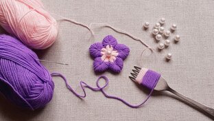 Рукоделие на вилке