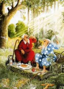  Богемная жизнь Сидоровны и Лизаветы