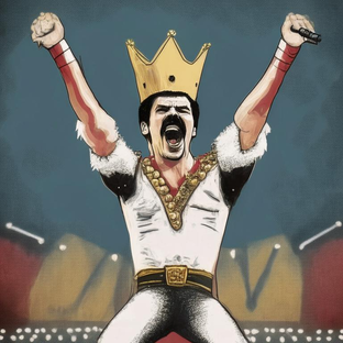 Магия Фредди Меркьюри: Шедевры карикатуристов