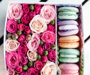 Десерты с цветами