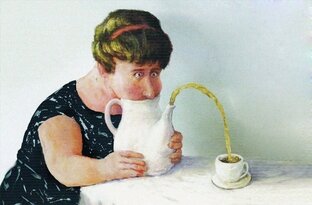 Мамзель готовит 