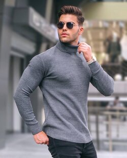 Свитер водолазка мужская с горлом