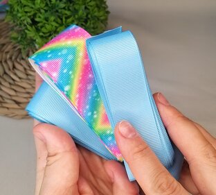 Канзаши, бантики из лент.