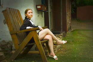 Женское ретро-фото. Необычные образы. Фотомоменты.