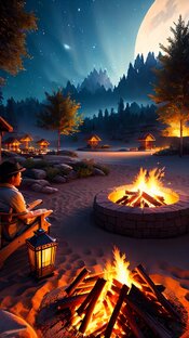 Байки у костра