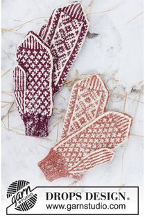 Варежки спицами