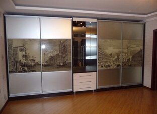 Шкаф встроенный шкаф-купе на заказ в Новосибирске 