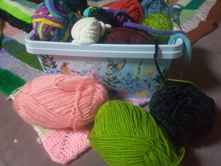 Остатки пряжи в дело