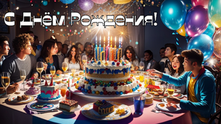 Видео поздравления с днём рождения, юбилеем