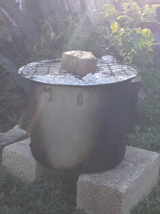 Самодельная коптилка...