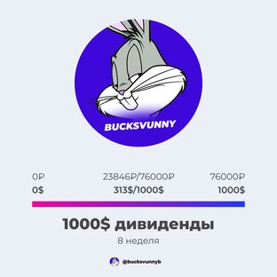 1000$ дивиденды 