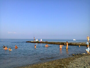 Черное море..Сочи...Причал..