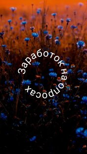 Заработок на опросах