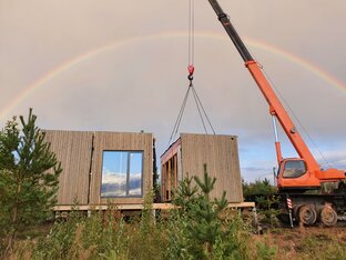 Монтажи модульных домов