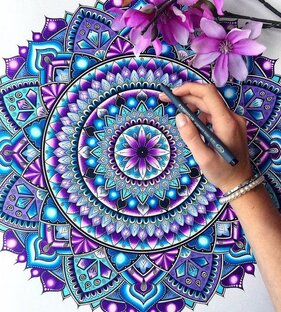 МАНДАЛА ❇️ СОЗДАНИЕ, ЗНАЧЕНИЕ, ТЕРАПИЯ ❇️❇️