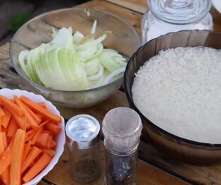 Папа готовит