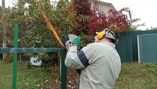 Перенос забора из профлиста