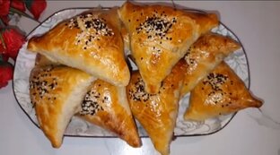 Хрустящая Слоёное тесто Самса 