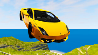 Beamng drive - летающие авто