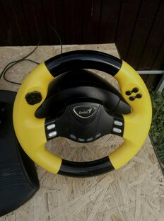 Руль с педалями