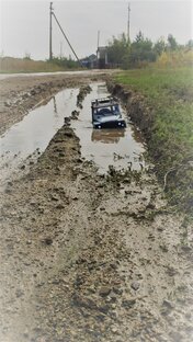 RC по грязи и лужам