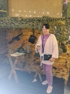 В солдатском блиндаже...
