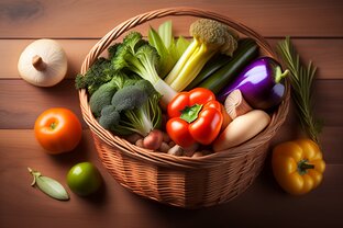 Овощи, грибы и зелень