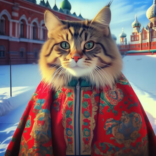 Кот из России 