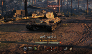 Progetto CC55 mod. 54. Прокачиваемый ТТ (Италия).