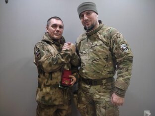 Получил орден АХМАТ-СПЕЦНАЗ 